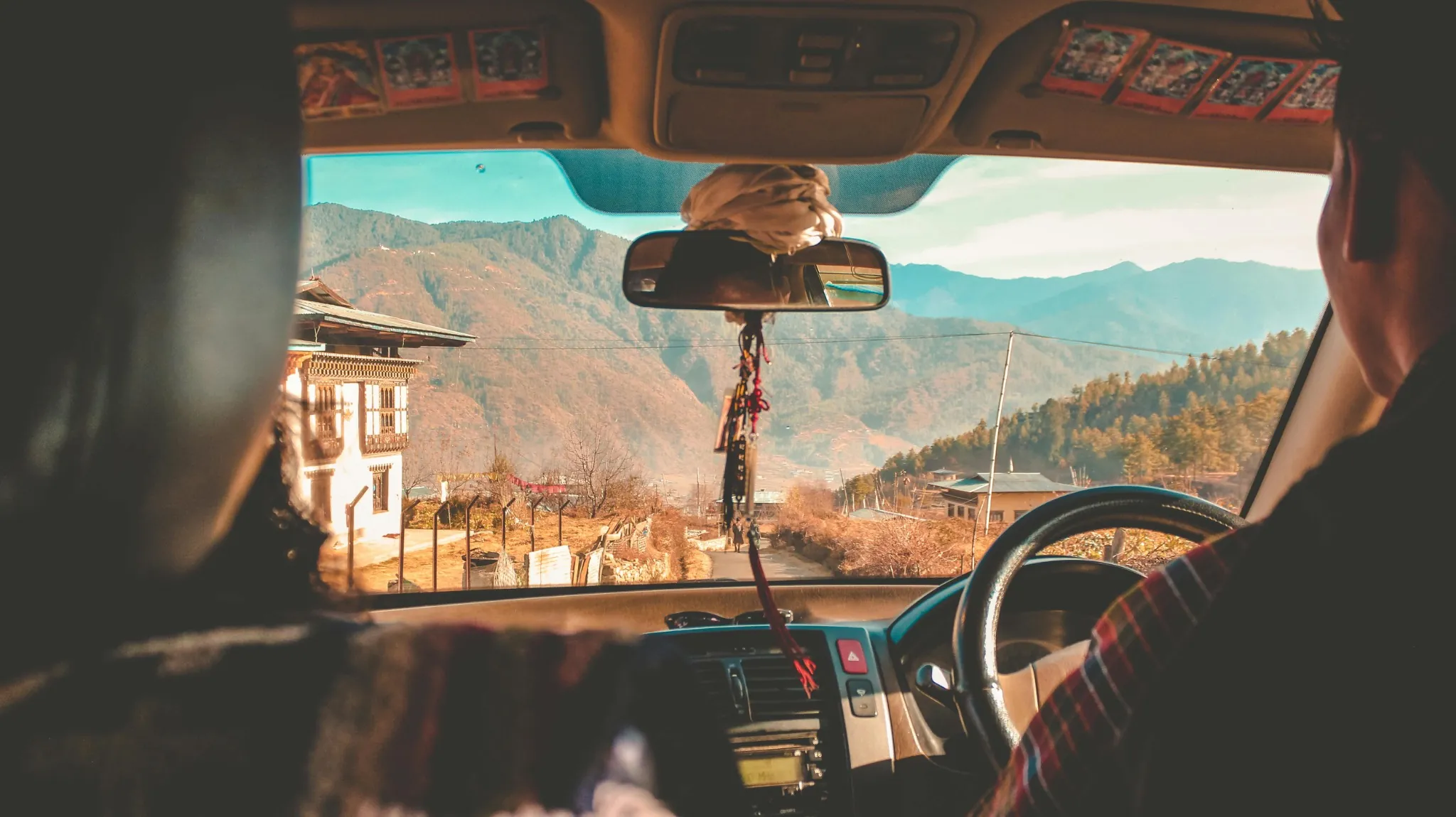 Inside Bhutan Vehicle