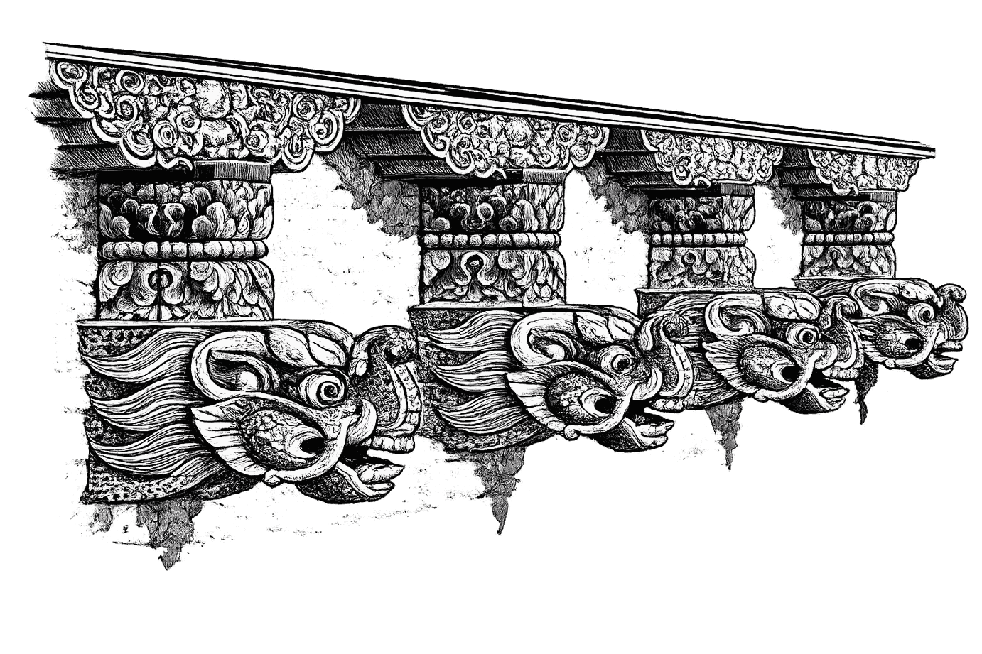 Bhutan Iconography Sketch