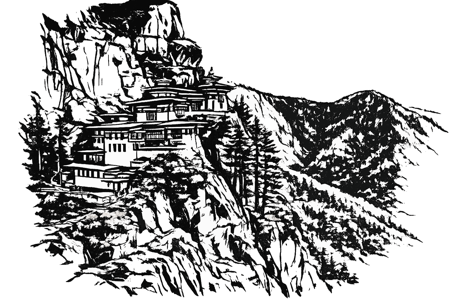 Tiger’s Nest Sketch