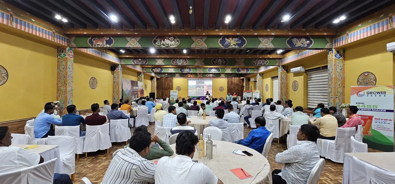 Conference setup for Epic Crop Sciences MICE event in Bhutan