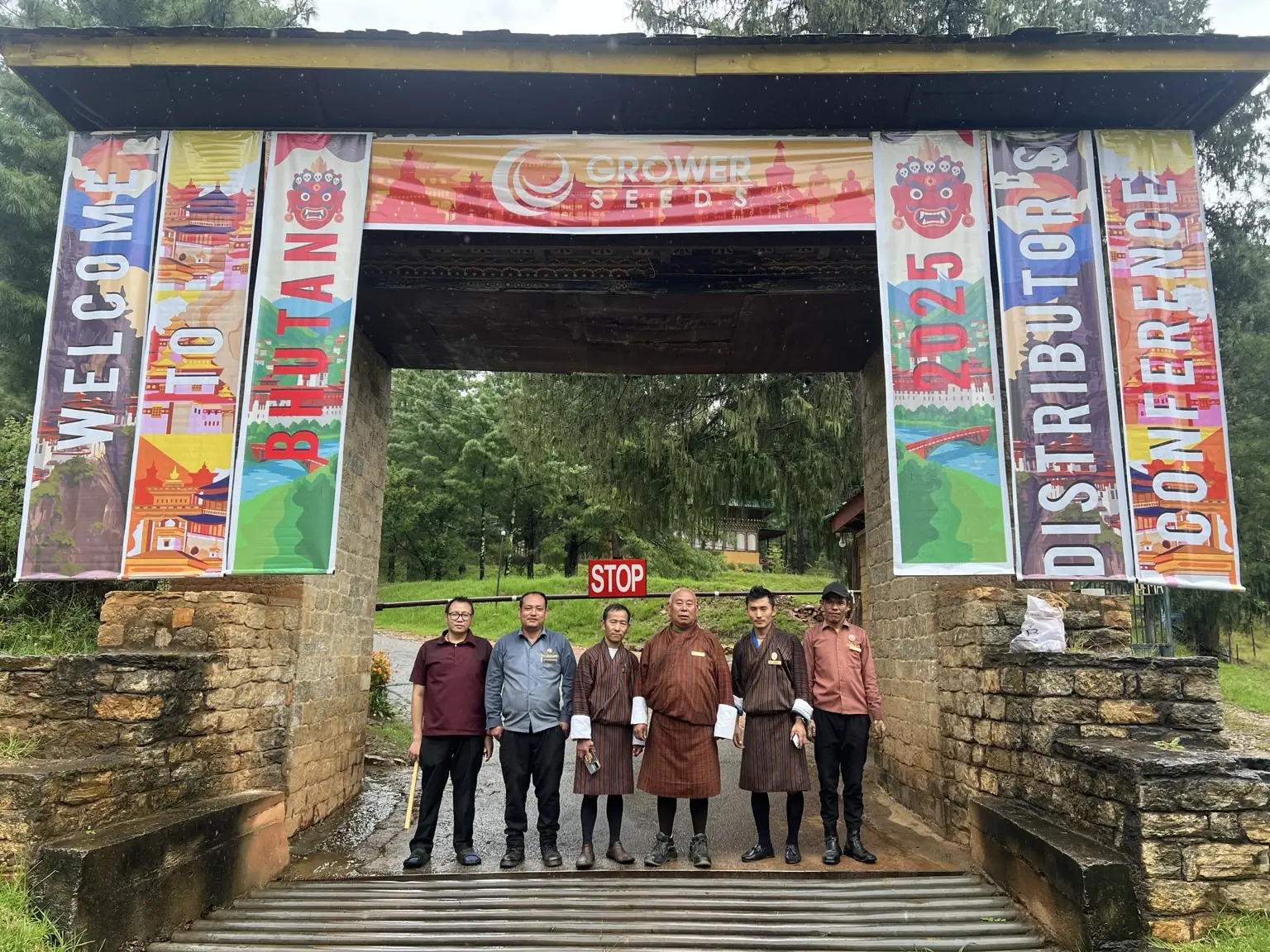 Team briefing during Epic Crop Sciences Bhutan MICE program