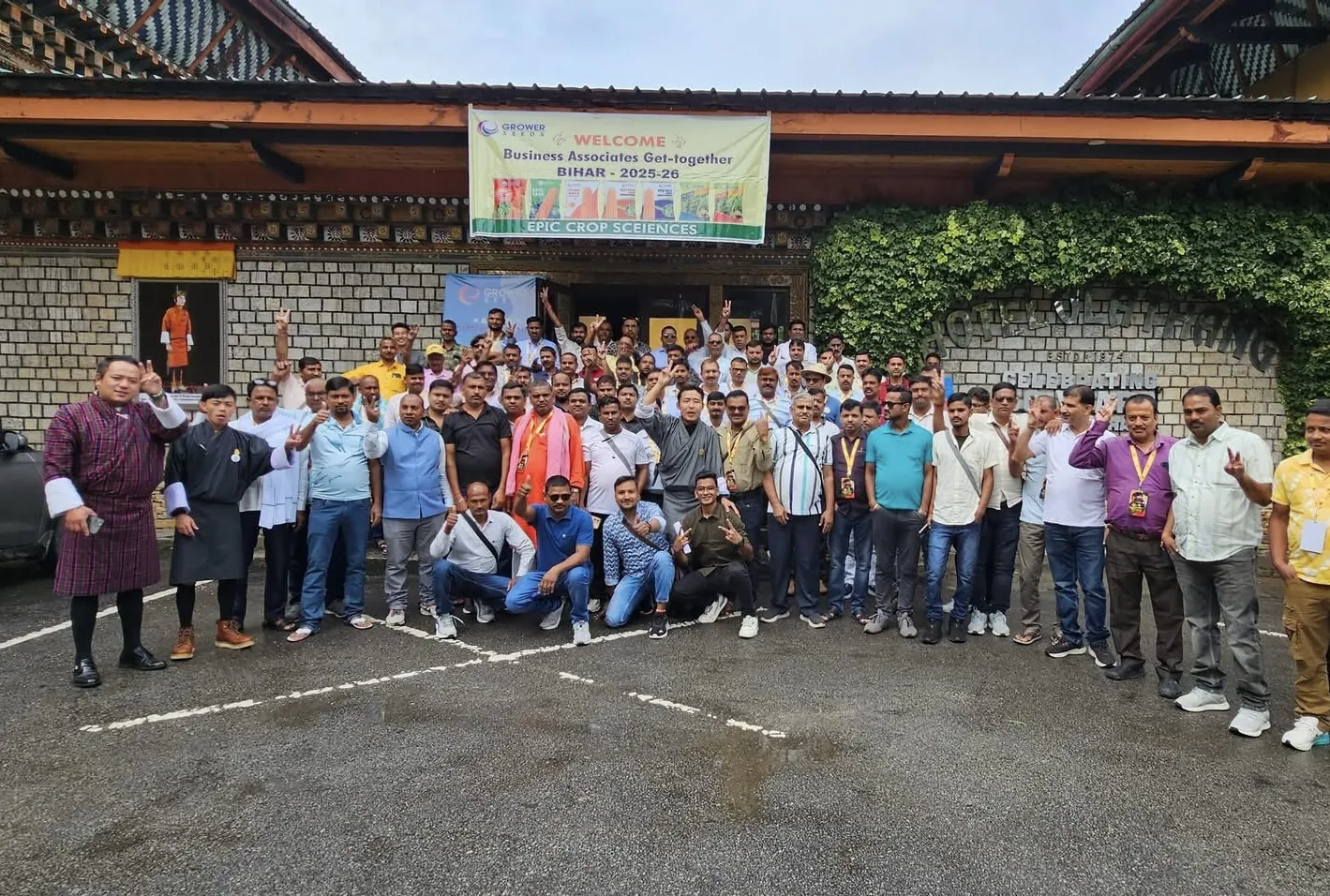 Incentive travel activity – Epic Crop Sciences group in Bhutan